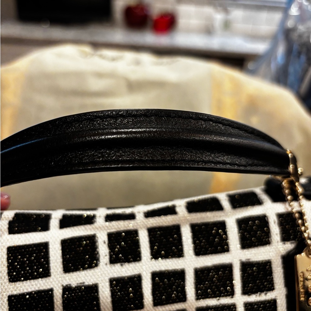 Coach Checkered Crossbody Bag - Picture 8 of 10